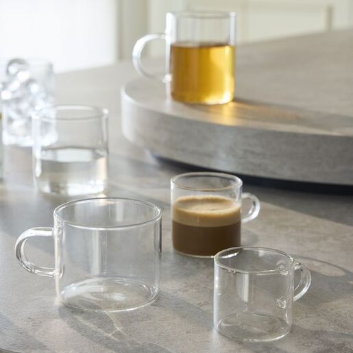 Tognana set šolja za kafu Lyra 6 komada 130 ml providne