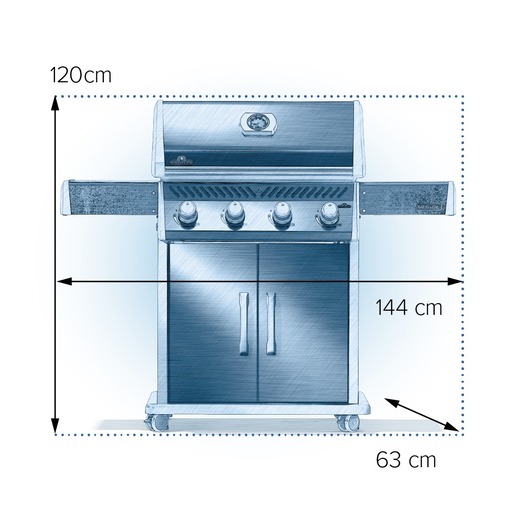NAPOLEON plinski roštilj ROGUE PRO R525PK-2-RC