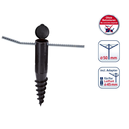 LEIFHEIT Ubodni navojni držač za sušilo