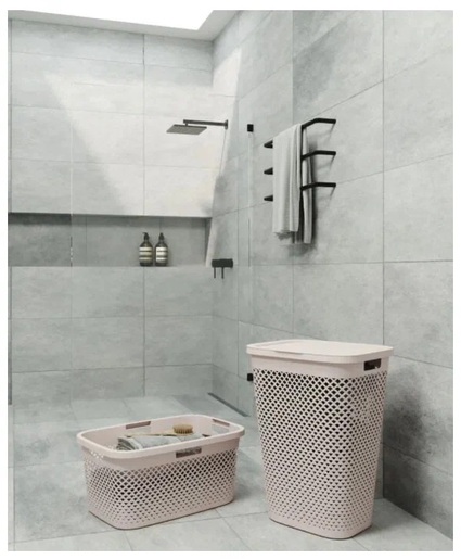 CURVER korpa za veš Pure, 55L, bijela