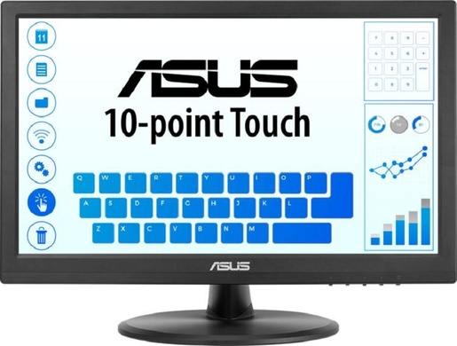ASUS Touch monitor VT169HE, 15.6" IPS FHD 1920x1080, 60Hz, 5ms, Adaptive Sync
