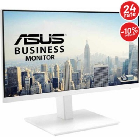 ASUS monitor VA24EQSB-W, 23.8" IPS FHD 1920x1080, 75Hz, 5ms, Adaptive Sync