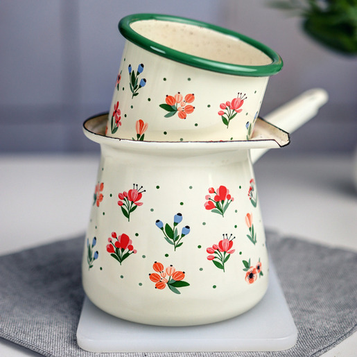 Metalac džezva CVIJETNA RADOST 0,7l