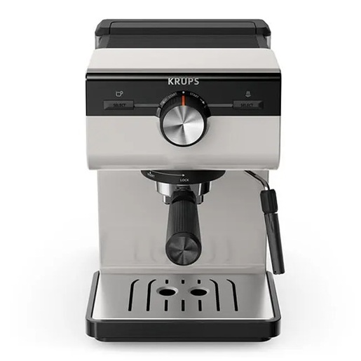 KRUPS aparat za espresso kafu XP381B10 Authentic C40, ručni, sivi