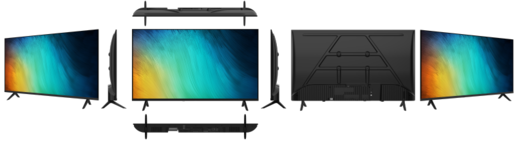 FUEGO LED televizor 40EL720GTV, FHD, Google TV, Smart, Crni