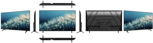 FUEGO LED televizor 55ELU720GTV, 4K Ultra HD, Smart TV, Google TV, Crni