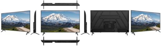 FUEGO LED televizor 50ELU720GTV, 4K Ultra HD, Smart TV, Google TV, Crni