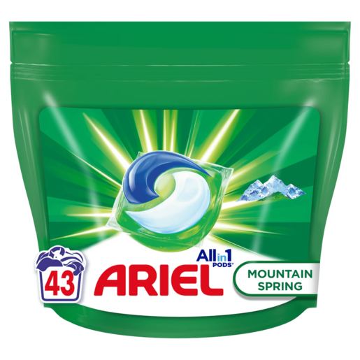ARIEL kapsule za pranje veša Mountain Spring 43 kom