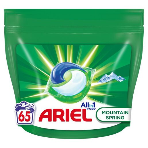 ARIEL kapsule za pranje veša Mountain Spring 65 kom