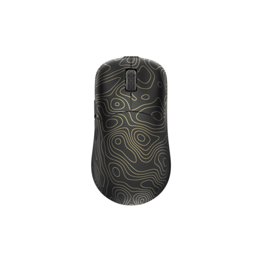 WHITE SHARK gaming miš GM-5015 AERO 10000 dpi 6 tipki bežični, crno-zlatni