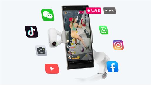 Insta360 Flow 2 AI Tracker Summit White, gimbal