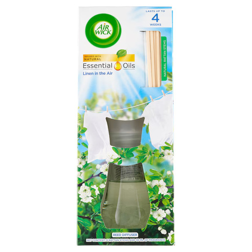 AIR WICK Essential Oils mirisni štapići Linen In The Air, 30ml