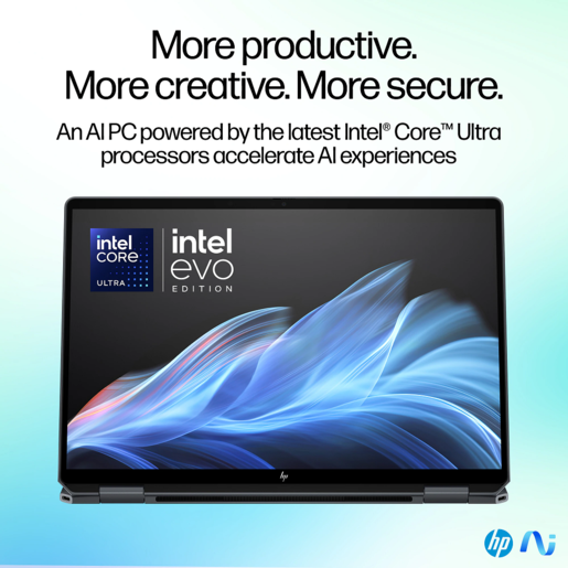 HP laptop OmniBook Ultra Flip 14-fh0014, B49DPEA, Intel Core Ultra 7 258V, 14" 2.8K OLED Touch 120Hz, 32GB LPDDR5x RAM, 2TB SSD, Intel Arc Graphics, Windows 11 Home