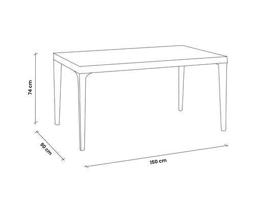 BICA Houston vrtni stol grafit sivi