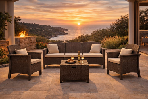 BICA Venezia 3 vrtna garnitura smeđa