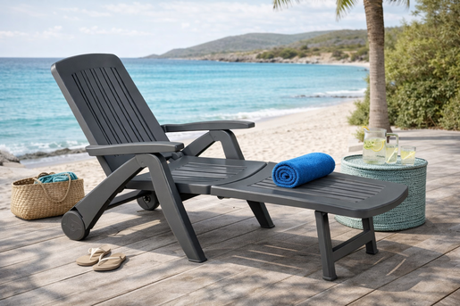 BICA vrtna ležaljka Cancun – siva