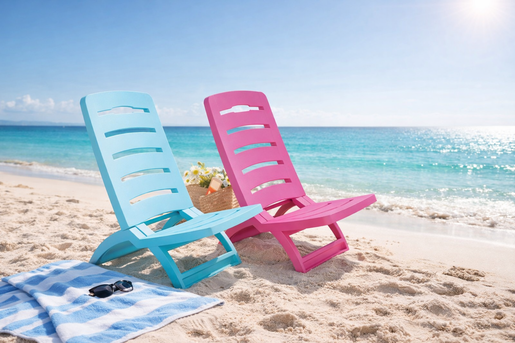 BICA Sandy sklopiva vrtna stolica svijetlo plava