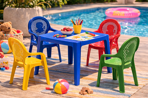 BICA Tanga dječji stol plavi