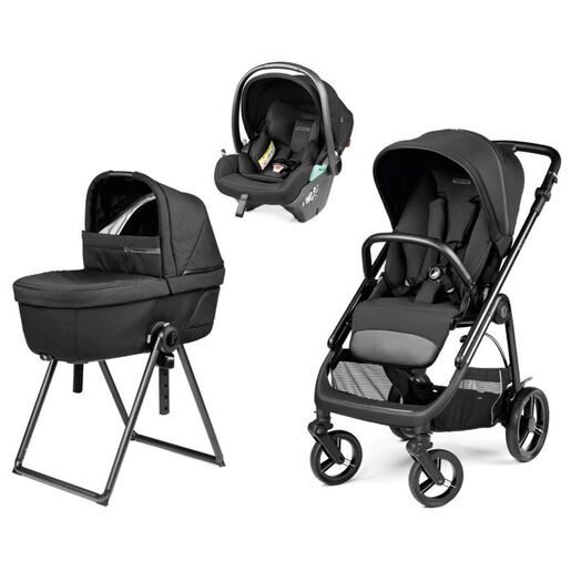 PEG PEREGO dječja kolica 3u1 Veloce Lounge modularni sustav True Black