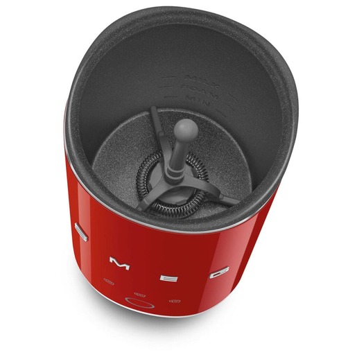 Smeg pjenilica za mlijeko MFF02RDEU, crvena