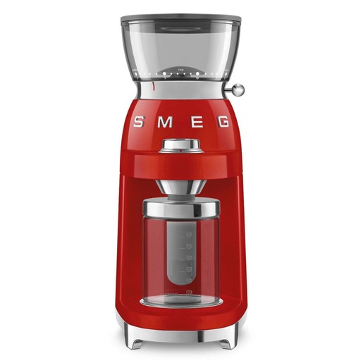 Smeg poluprofesionalni mlin za kafu CGF03RDEU, crveni