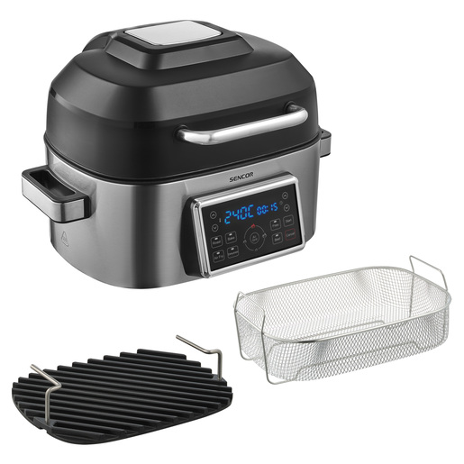 SENCOR multifunkcionalna friteza i grill SBG 8900SS, 1660 W, 6 L