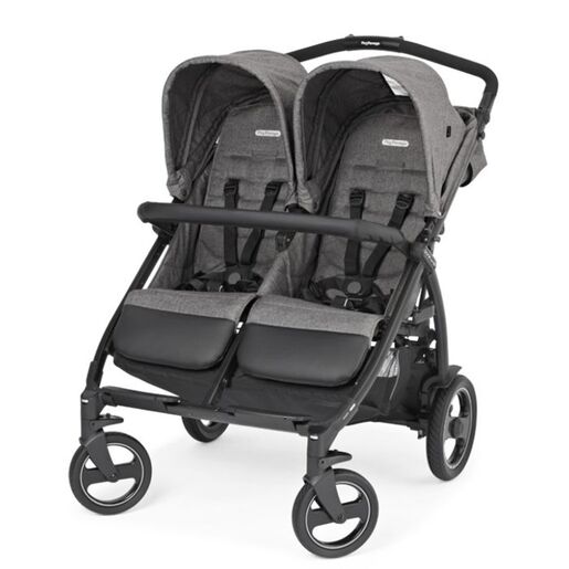PEG PEREGO Book For Two dječja kolica za blizance i dvoje djece Quartz