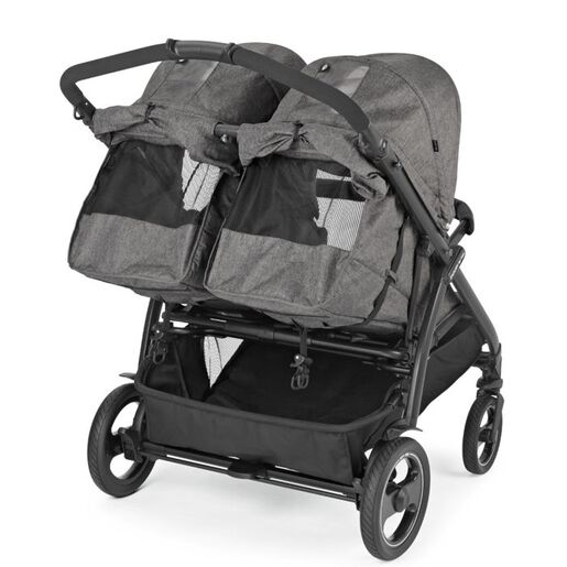 PEG PEREGO Book For Two dječja kolica za blizance i dvoje djece Quartz