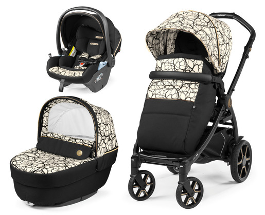 PEG PEREGO dječja kolica 3u1 Book Lounge modularni sustav Graphic Gold