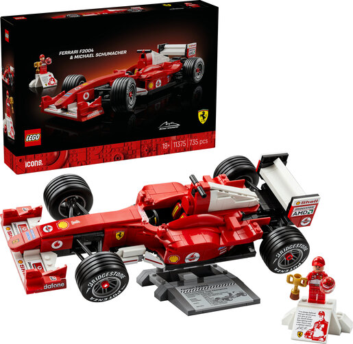 LEGO® Icons Ferrari F2004 i Michael Schumacher 11375