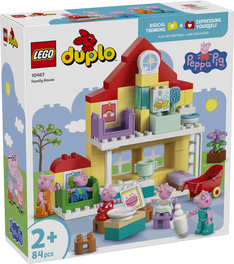 LEGO® DUPLO® Peppa Pig Obiteljska kuća 10467