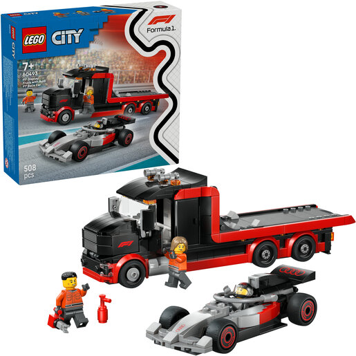 LEGO City Kamion za F1 s bolidom Audi za F1 60493