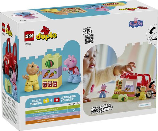 LEGO® DUPLO® Peppa Pig Traktor i tržnica 10468