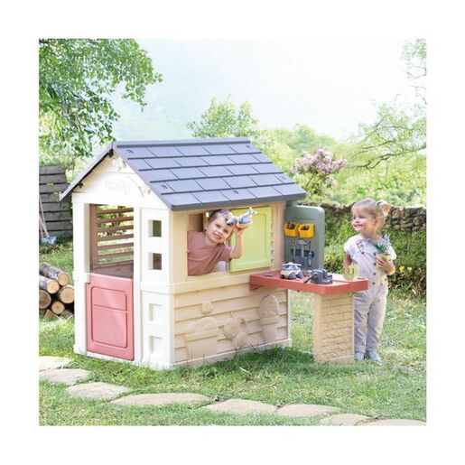 SMOBY kućica Nature s radionicom 151 x 111 x 127 cm