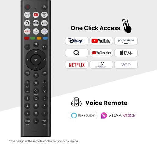 Hisense QLED televizor 85E7Q, 4K Ultra HD, VIDAA U9 Smart TV, Dolby Atmos, DTS Virtual X, Crni