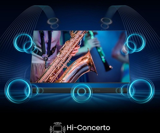 Hisense soundbar AX3120Q, 3.1.2 CH Soundbar, 440 W, 6.5'' Wireless Subwoofer, Crni