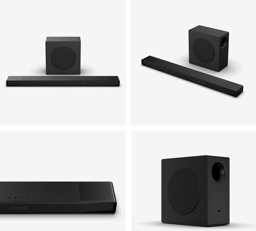 Hisense soundbar AX3120Q, 3.1.2 CH Soundbar, 440 W, 6.5'' Wireless Subwoofer, Crni