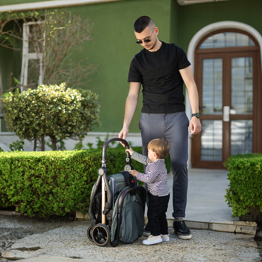 LORELLI dječja kolica 2u1 Loret Jasper Grey (do 22 kg)