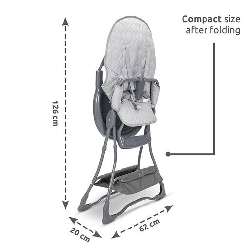 LORELLI hranilica Bonbon sklopiva sa duplom tacnom Frosted Beige Balloon