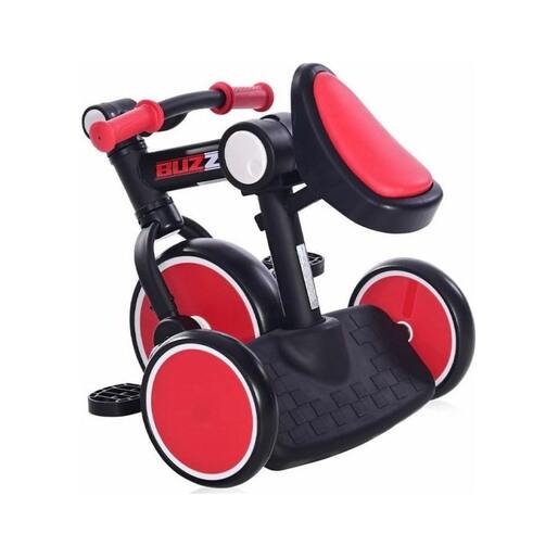 LORELLI dječji tricikl Buzz sklopivi 2-5 godina Black Red