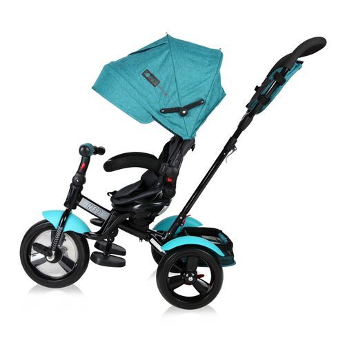 LORELLI dječji tricikl Neo Luxe sa ručkom i rotirajućim sjedištem Green