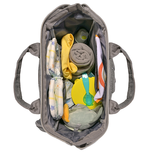 LORELLI torba za mame Danny ruksak Grey