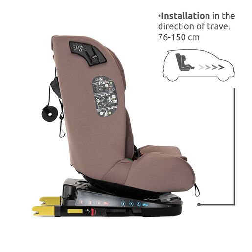 LORELLI autosjedalica Rodeo Isofix rotirajuća 40–150 cm (0–12 godina) Grey