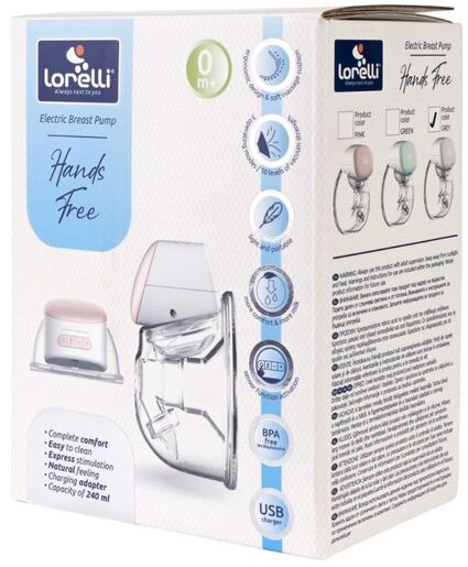 LORELLI električna pumpica - izdajalica hands free Grey