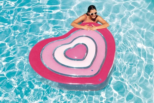 INTEX Zračni madrac Sweetheart, 168x142 cm 58727EU