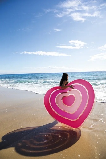 INTEX Zračni madrac Sweetheart, 168x142 cm 58727EU