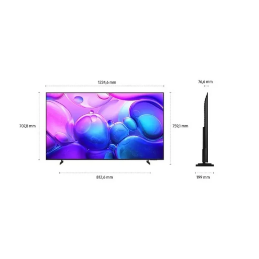 SAMSUNG QLED televizor QE55Q6FAAUXXH, 4K Ultra HD, Smart TV, Q4 AI Processor, One UI Tizen, Crni