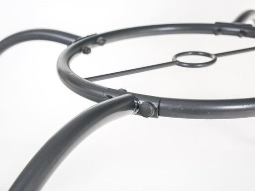 COPACABANA vrtni metalni stol 80x80 cm – stol za balkon i terasu