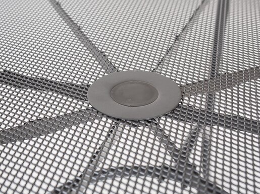 COPACABANA vrtni metalni stol 80x80 cm – stol za balkon i terasu