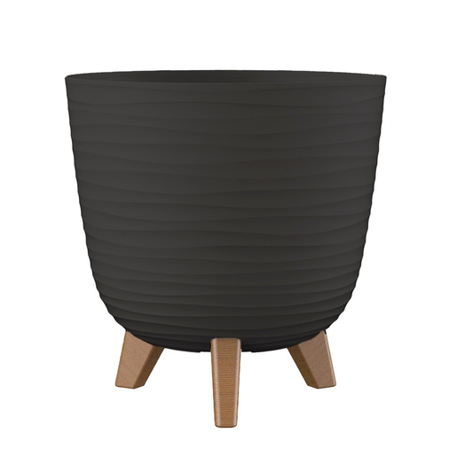 GARDINO saksija Finesa sa nogarama 20 cm Antraci
